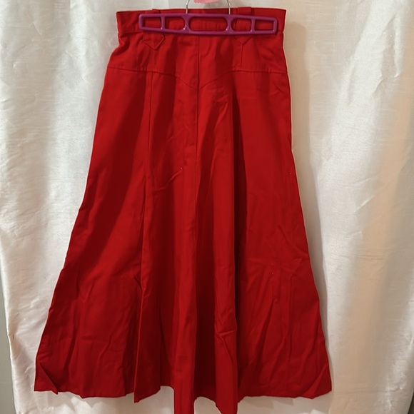 Denum Jeans Red Skirt Size 9 - Picture 2 of 2